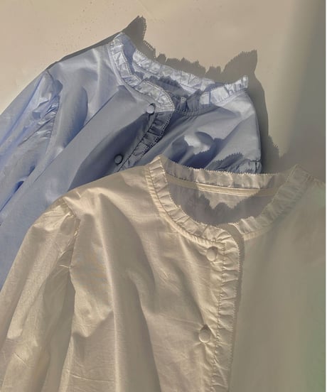[OUTLET]frill volume sleeve blouse/2color