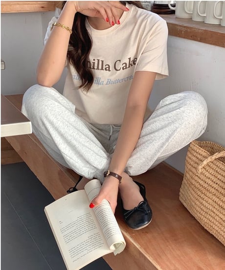 vanilla cake tee/3color