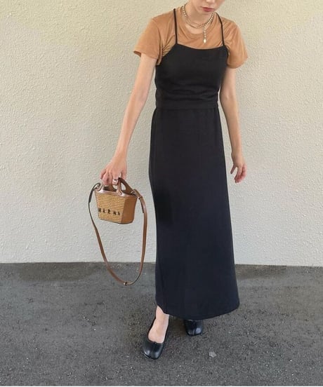 back lace up set up dress(上)/4color