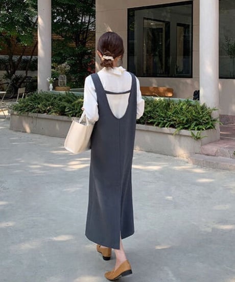 u neck sleeveless OP/2color