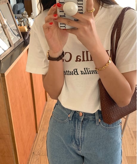 vanilla cake tee/3color