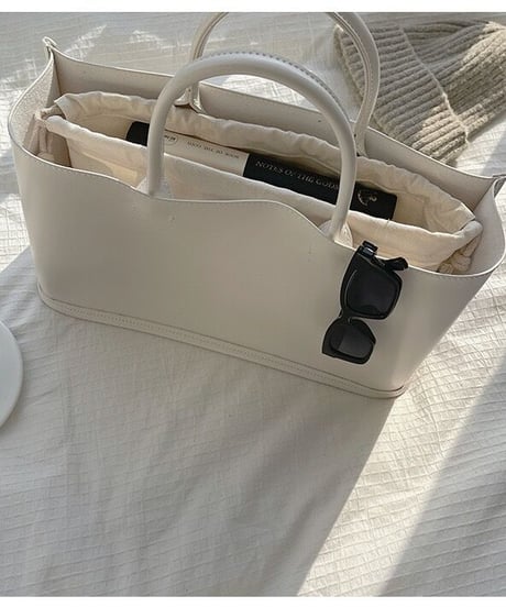 [OUTLET]square basket bag/4color