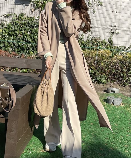 [OUTLET]piping long gown/2color
