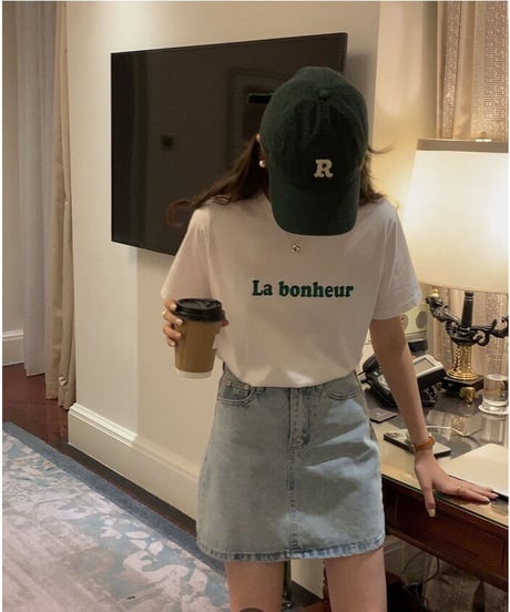 La bonheur tee/3color(ネコポス)