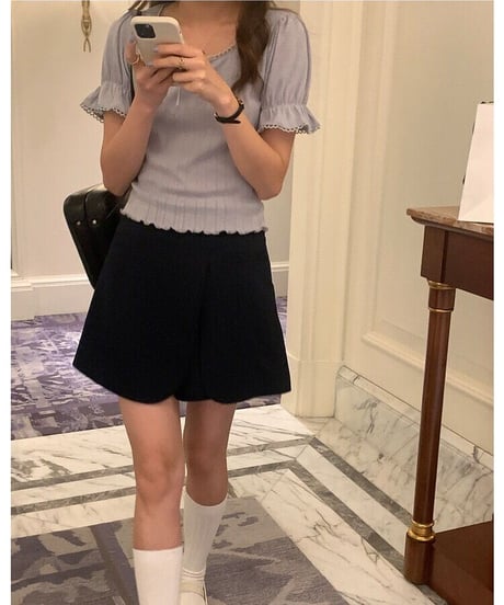lovely puff tee/2color(ネコポス)