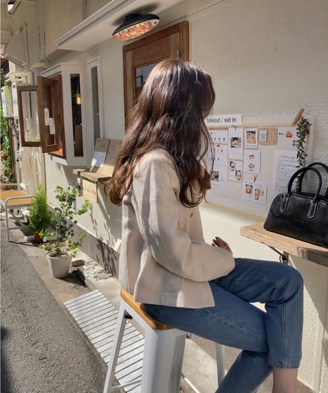 classical double button jacket/4color