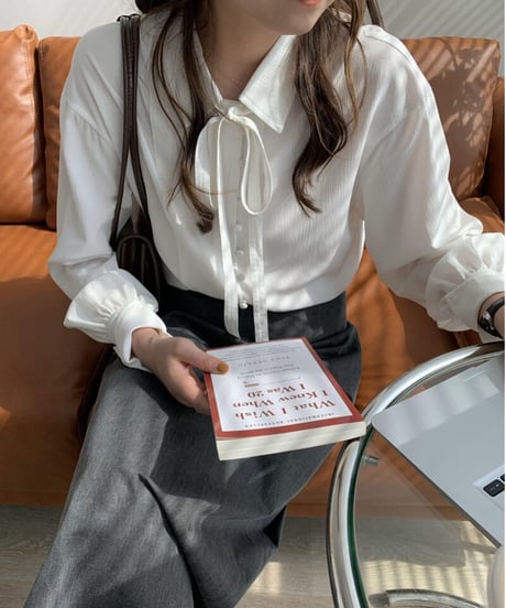 ribbon shirt blouse