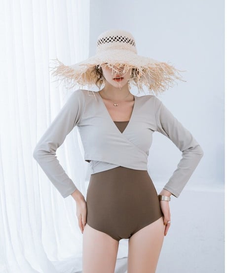 swimsuit & wrap tops set