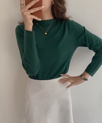 mock neck color knit/11color