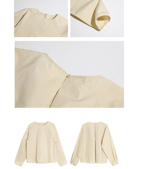 back design blouse/2color
