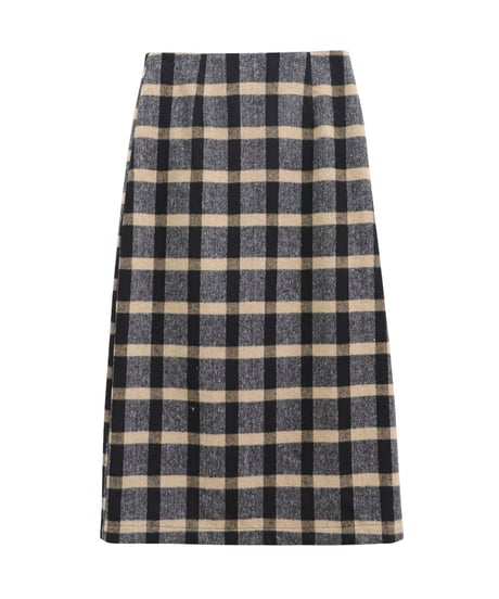 check medium skirt/2color