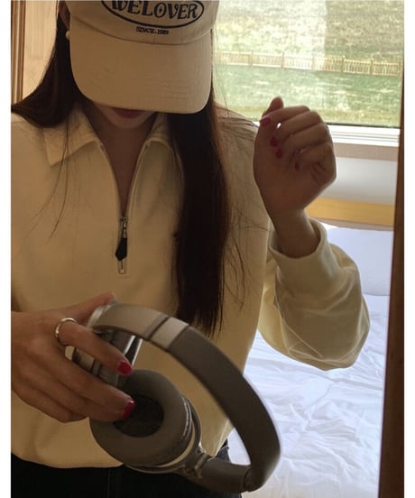 zip up trainer/2color