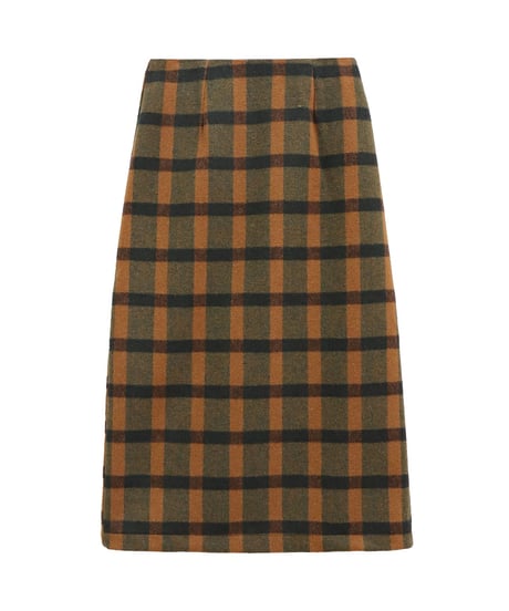 check medium skirt/2color