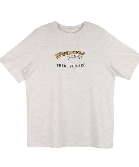 wherever logo T-shirt/2color(ネコポス)