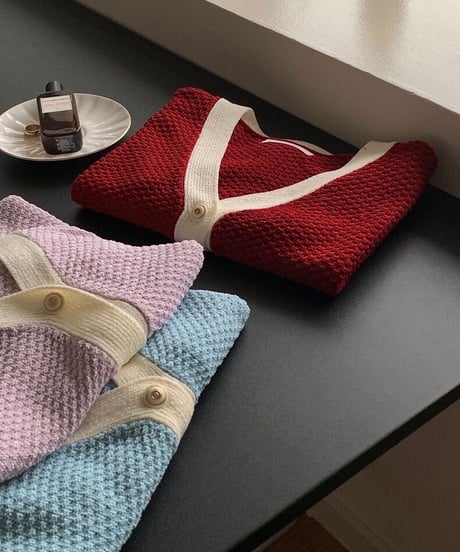 double color summer cardigan(half sleeve)/2color