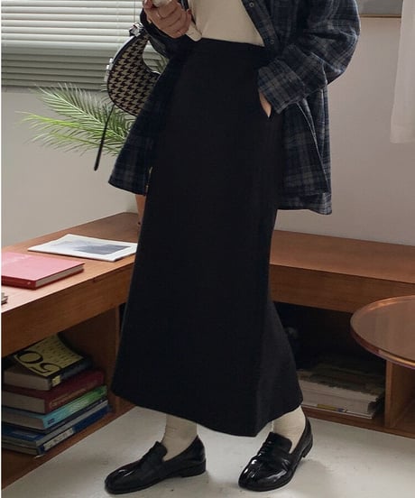 tight long skirt/2color