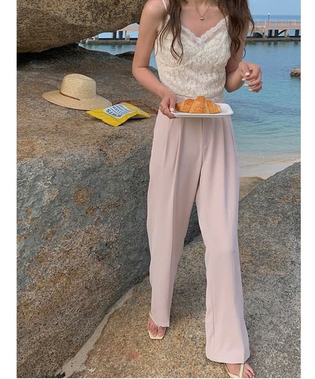 soft color slacks/3color