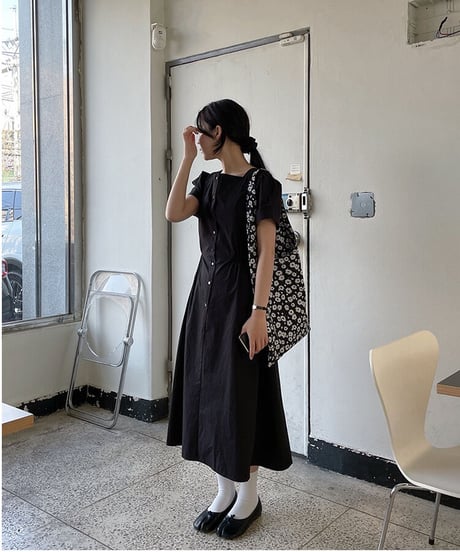2way cotton one-piece/2color