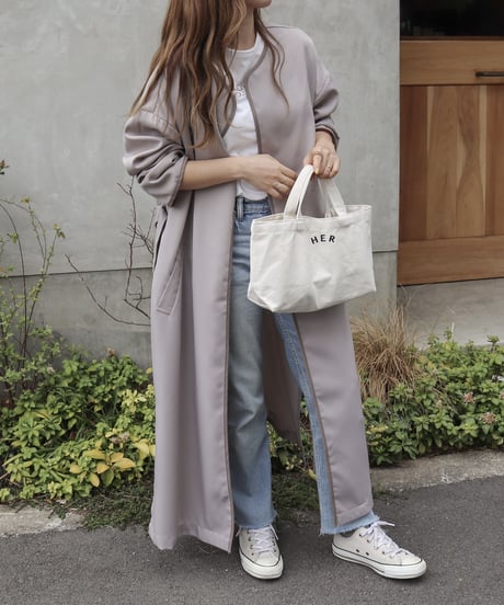 [OUTLET]piping long gown/2color
