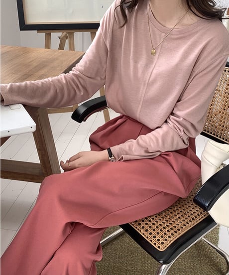 [OUTLET]basic daily  slacks/2color