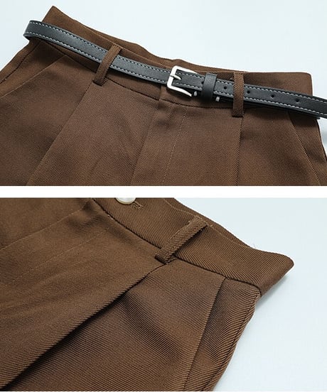cotton linen half pants/3color