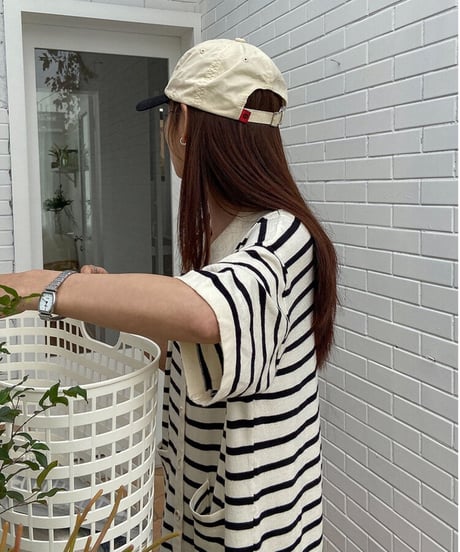 border long one-piece/2color