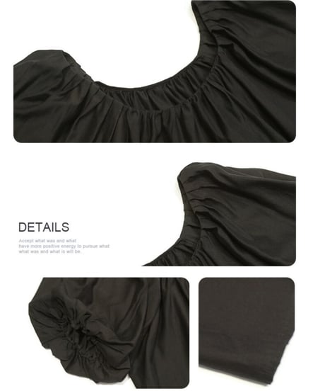 tulip sleeve blouse(half sleeve)/2color(ネコポス)