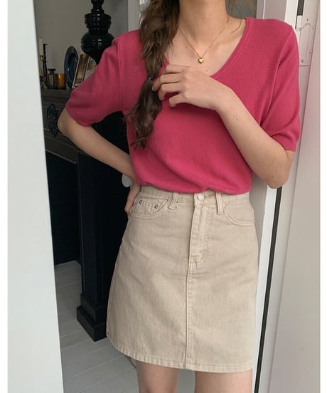 soft knit tops/7color(ネコポス)