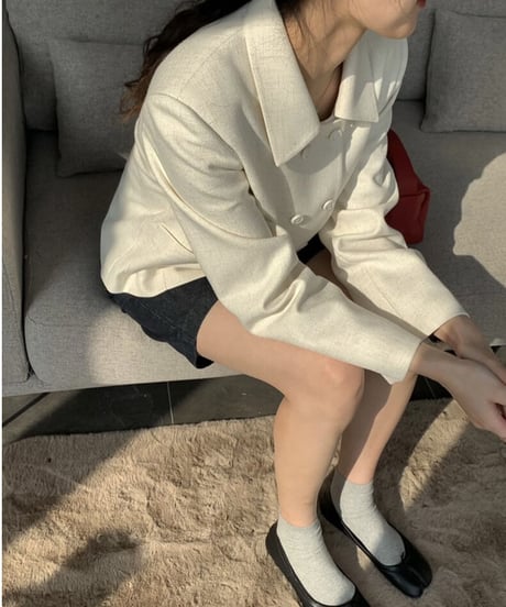 classical double button jacket/4color