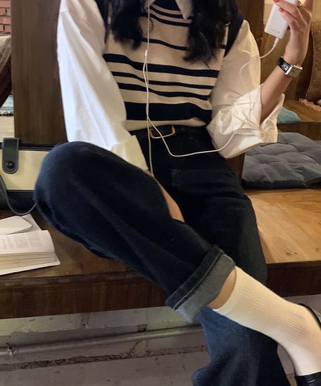 indigo straight denim