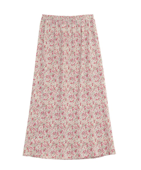 flower A line skirt/2color
