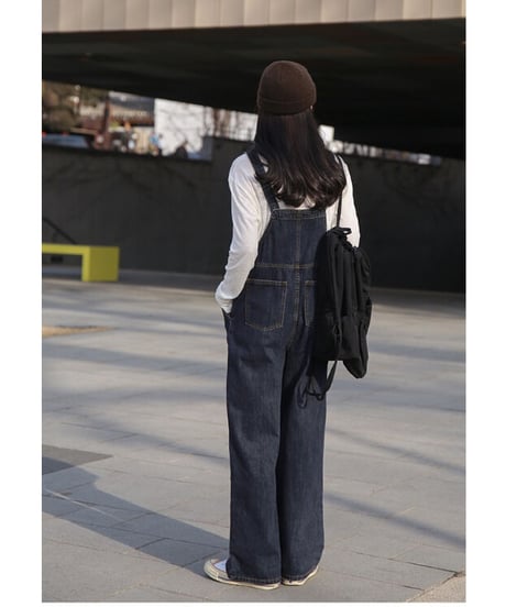 denim salopette