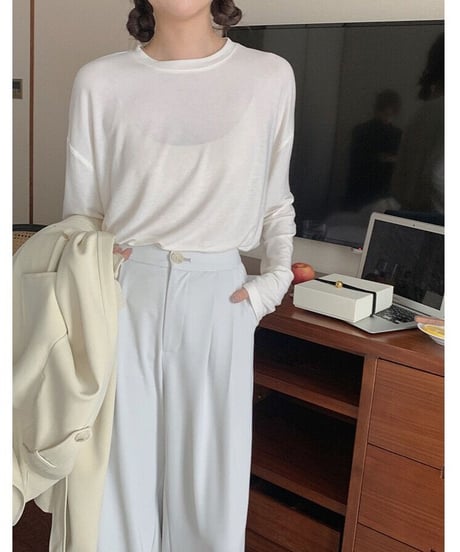 soft color slacks/3color