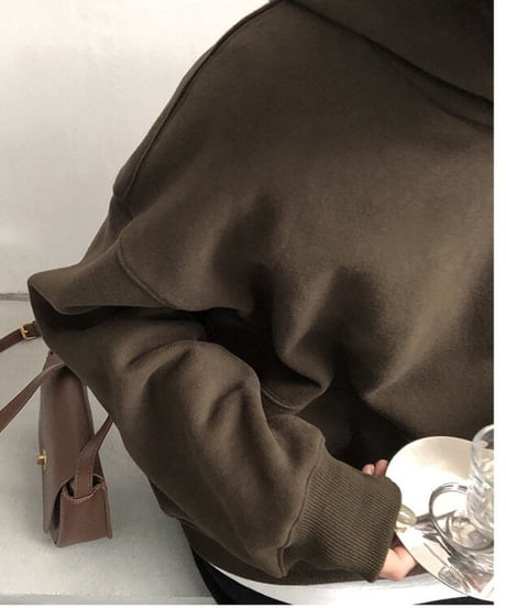 【original】simple loose hoodie