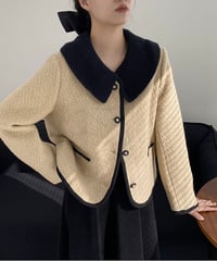 2way collar jacket/2color