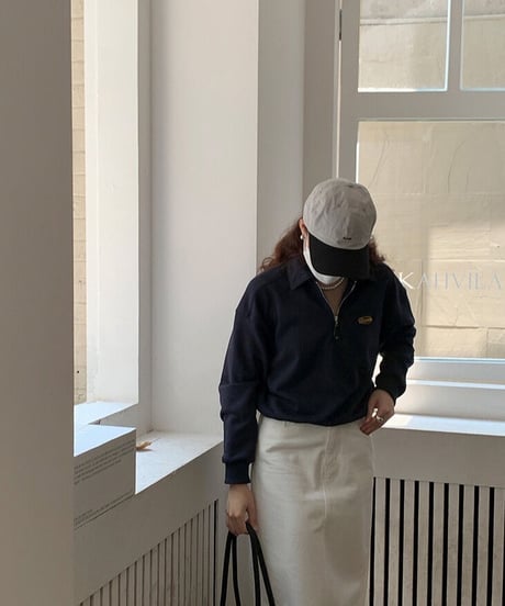 zip up trainer/2color