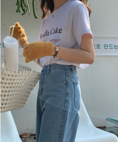 vanilla cake tee/3color