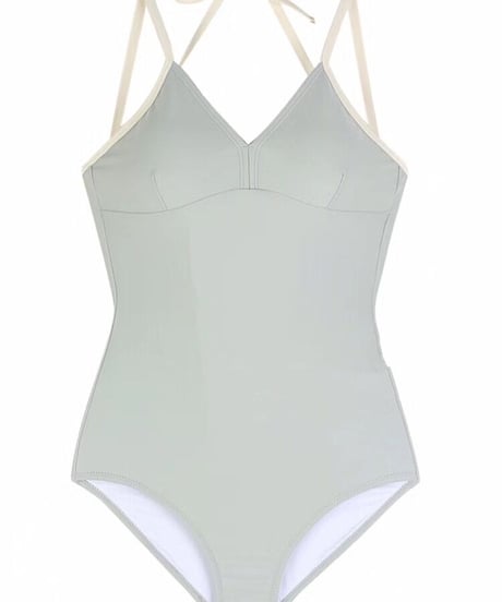 back open swim suit/2color