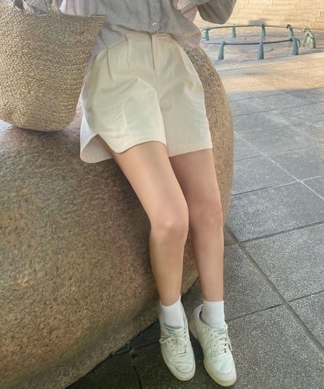 side slit short pants/5color