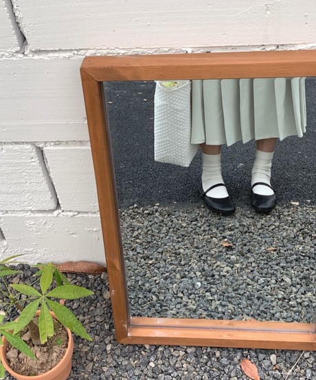 box pleats skirt/2color