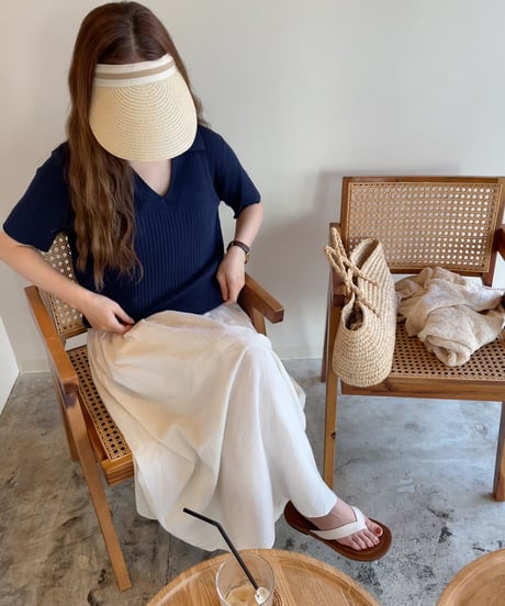 skipper knit shirt(half sleeve)/4color