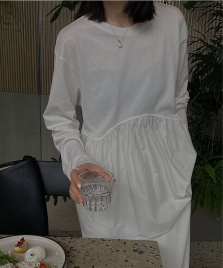 mix material flare tops/2color