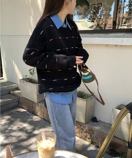 color line soft knit PO/2color
