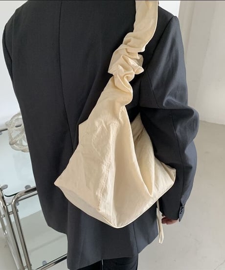 shirring handle bag/3color(ネコポス)