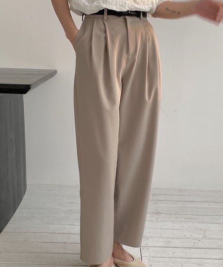 double tuck slacks
