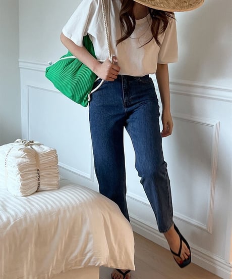 cropped highrise denim/blue
