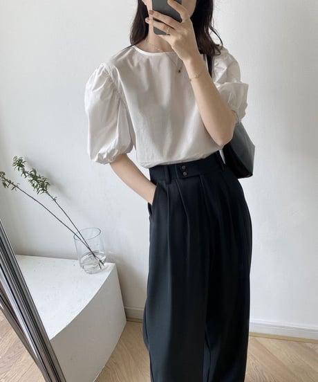 basic wide  pants/2color