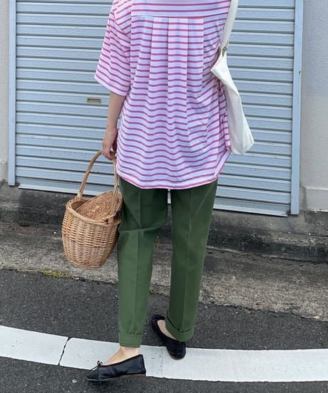 border flare tee/4color(ネコポス)