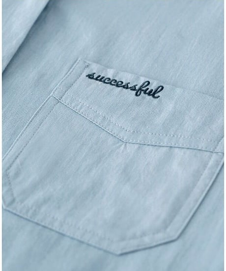 light denim shirt OP(half sleeve)
