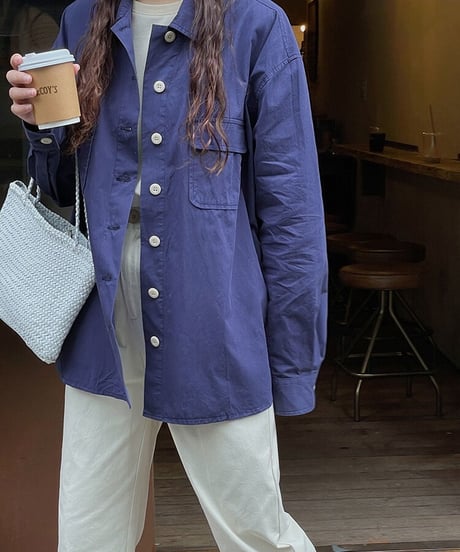 work shirt jacket/2color